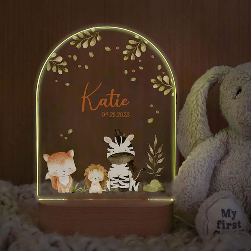 Custom Name Baby Night Light P - Baby Nursery Boy recension och pris
