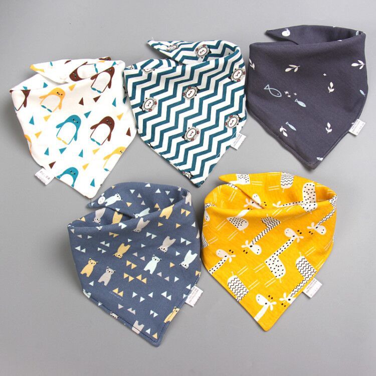 5 Pcs/set Baby Bandana Bibs Sc - Baby Nursery Boy recension och pris