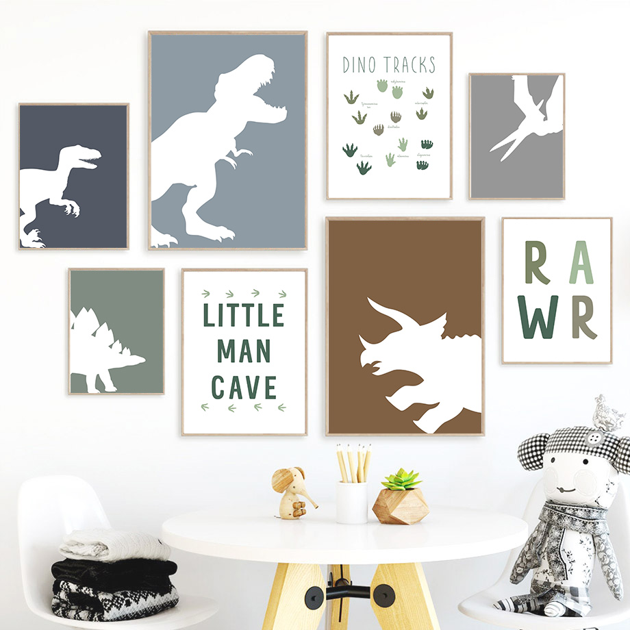 Jurassic Dinosaur Tyrannosauru - Baby Girl Nursery Quotes recension och pris