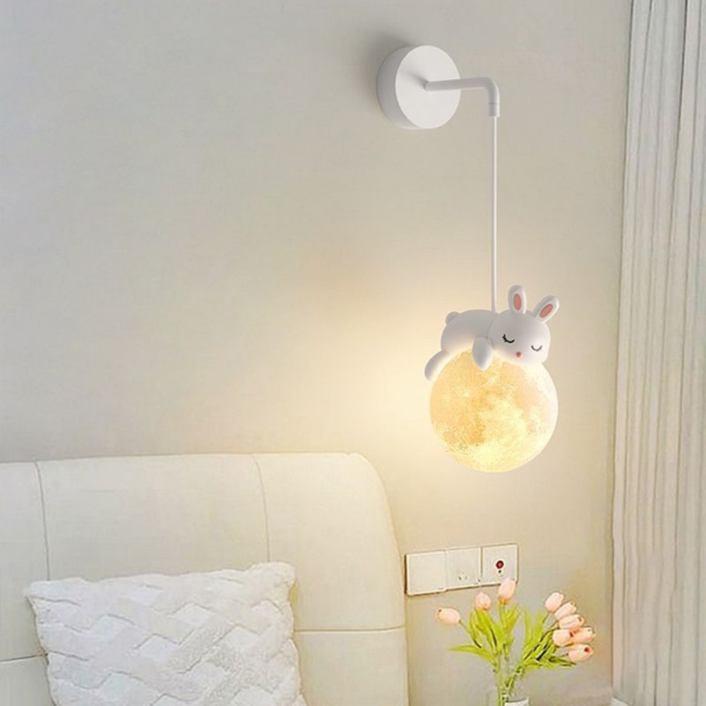 Cute Animal Wall Lamp White Ra - Baby Nursery Boy recension och pris
