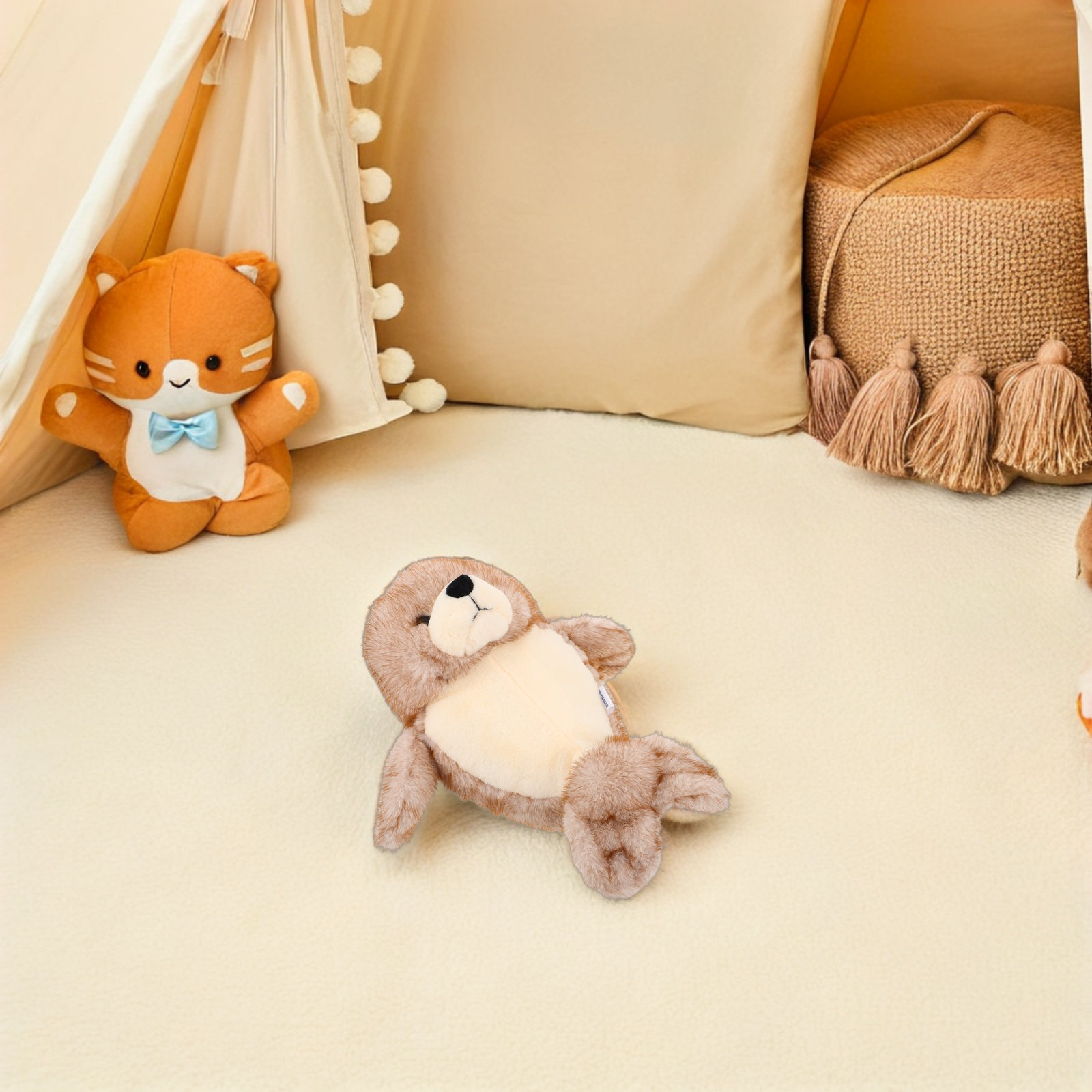 Seal Stuffed Animal Soft Cuddl - Baby Nursery Boy recension och pris