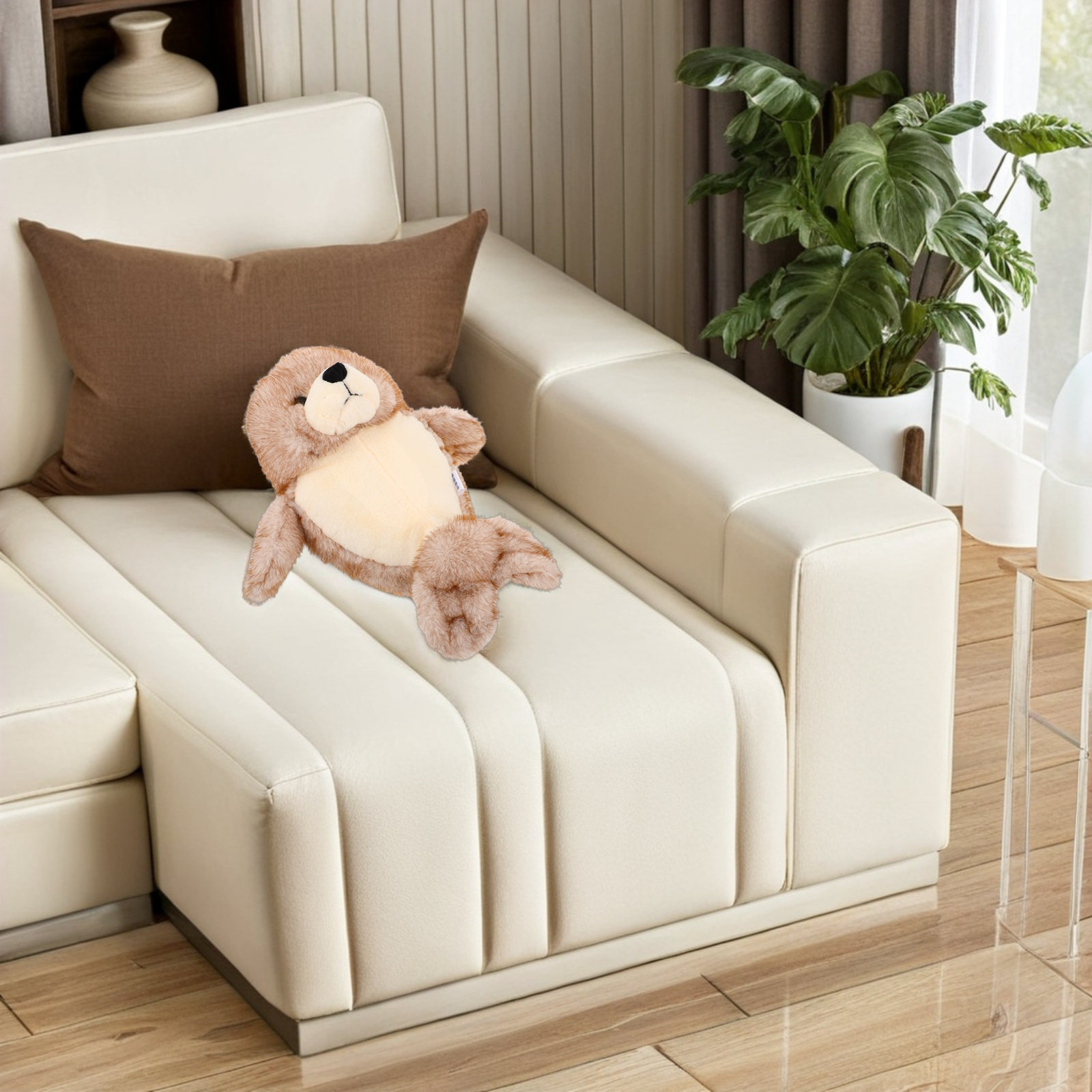 Seal Stuffed Animal Soft Cuddl - Baby Nursery Boy recension och pris